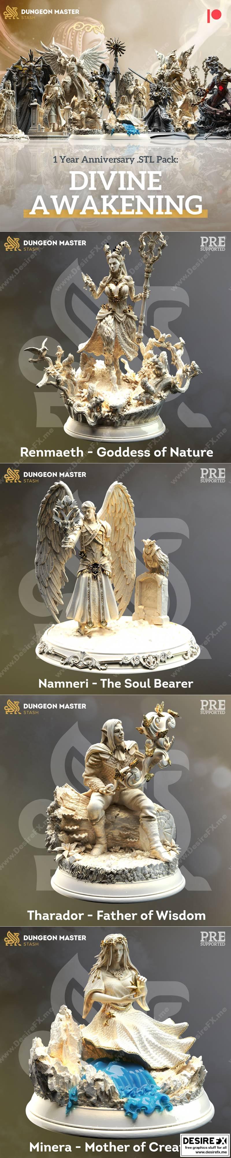 DM Stash – 至尊觉醒 2022 3D打印模型集|DM Stash – Divine Awakening April 2022