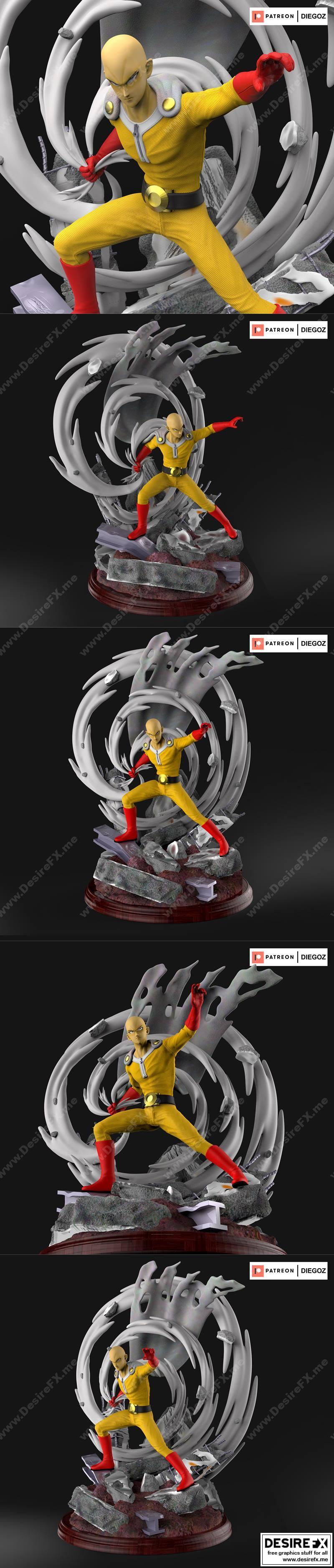 Saitama 3D打印模型集|Saitama