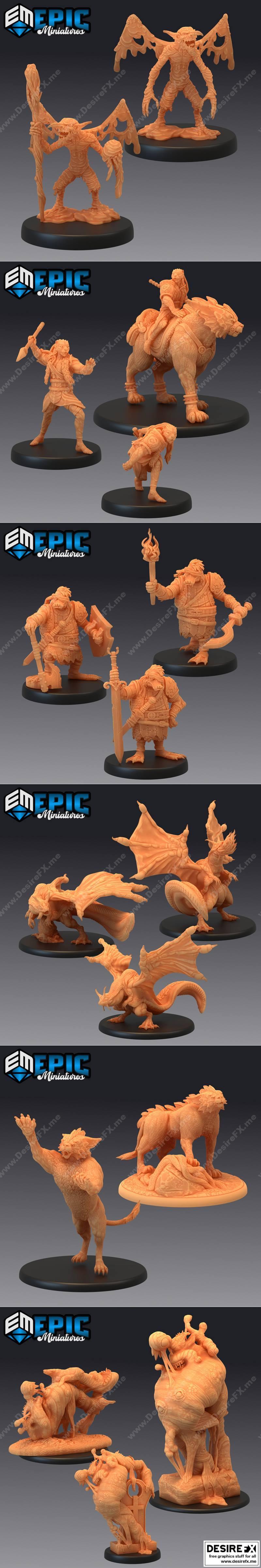 史诗迷你系列 - 恶毒沼泽篇|Epic Minis – Cruel Marshes