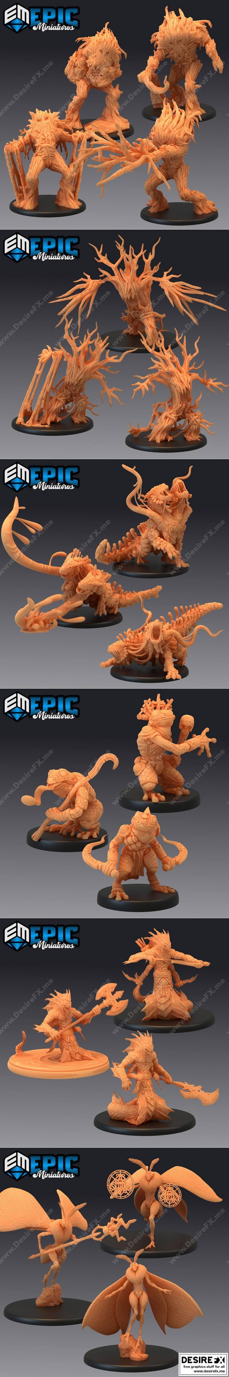 史诗迷你系列 - 恶毒沼泽篇|Epic Minis – Cruel Marshes