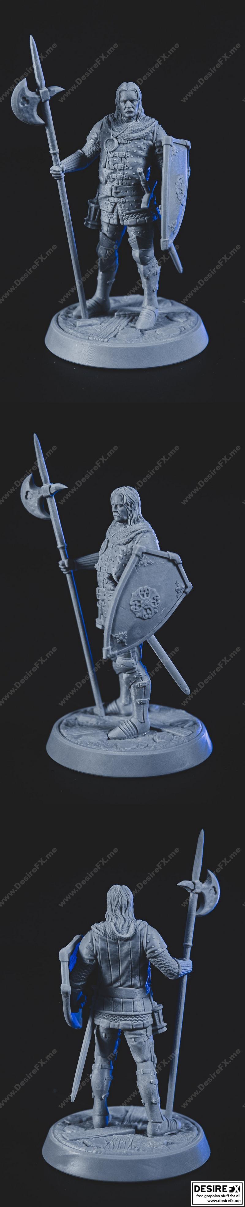 城镇守卫哈尔德 3D打印模型|Harold The Town Guard