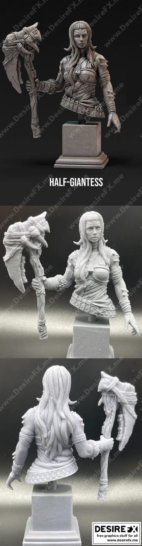 半人巨女胸模|Half Giantess Bust