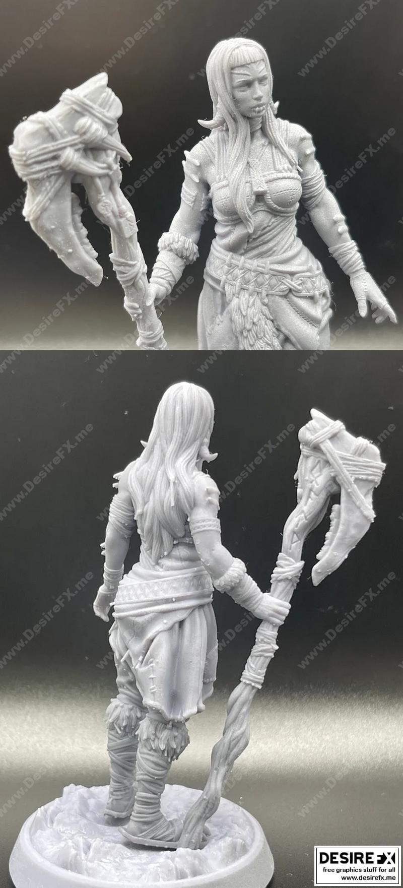 半人巨女3D打印模型|Half Giantess