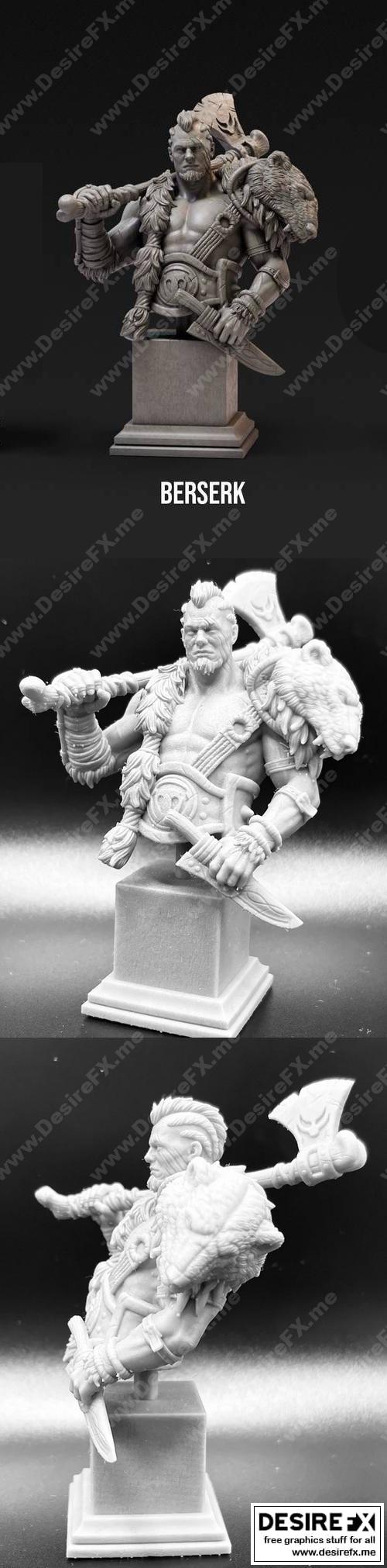 Berserk 之 龙之子 3D打印模型|Berserk Bust