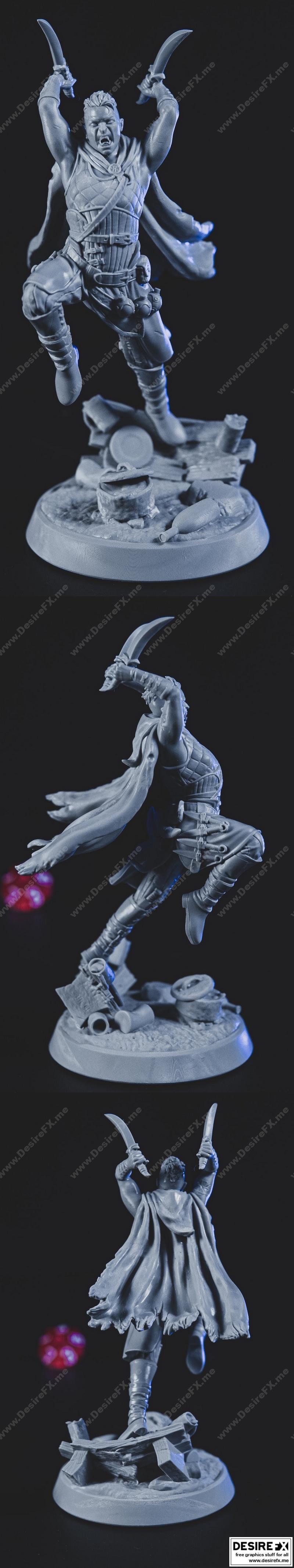 血色之刃 3D打印模型|Amanda Bloodletter