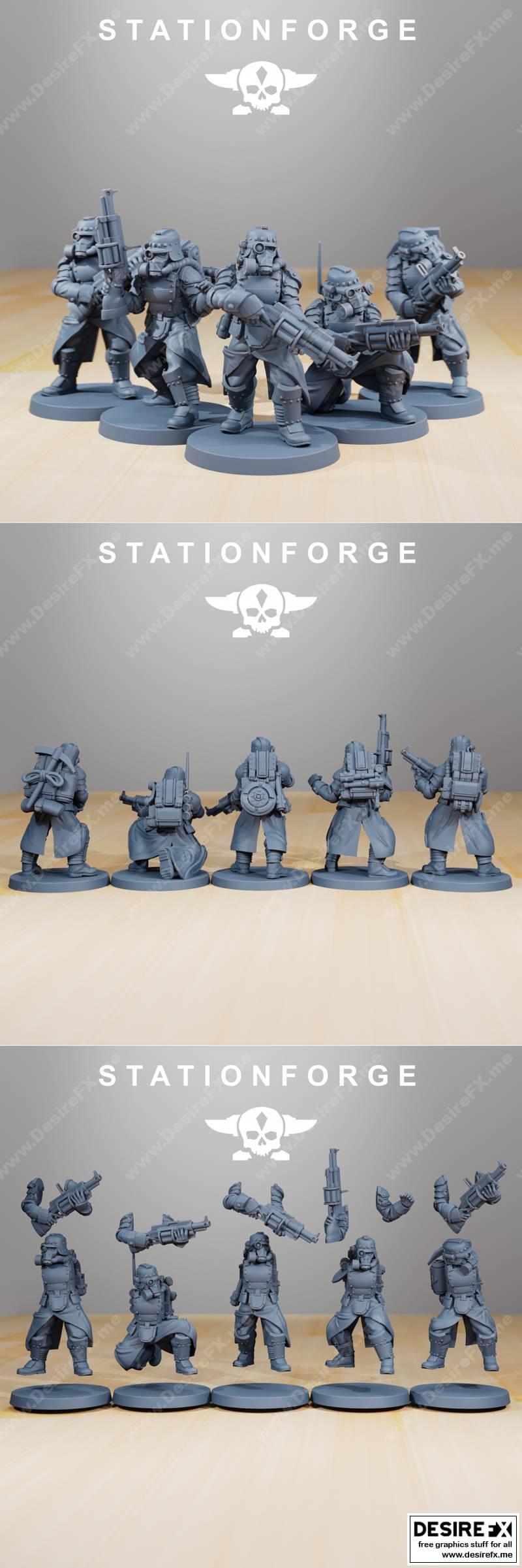 格瑞姆守护 tinkers 3D打印模型|Grimguard Tinkers