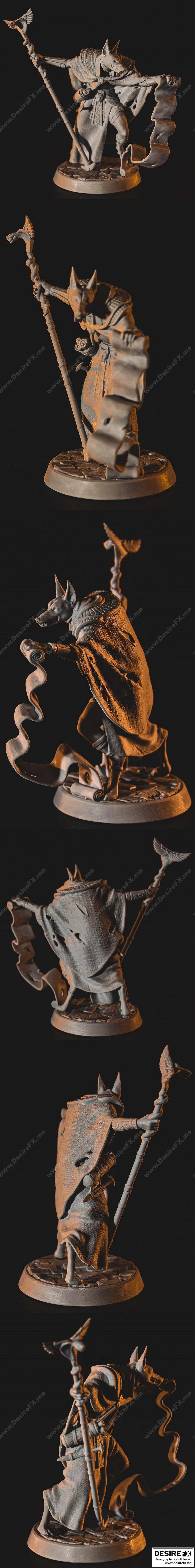 杰克犬牧师 3D打印模型|Werejackal Priest