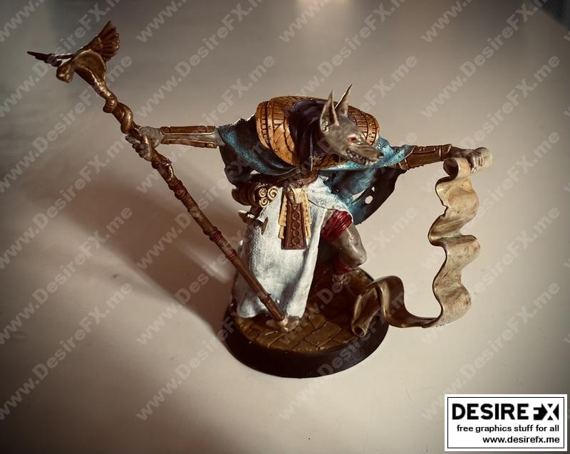 杰克犬牧师 3D打印模型|Werejackal Priest