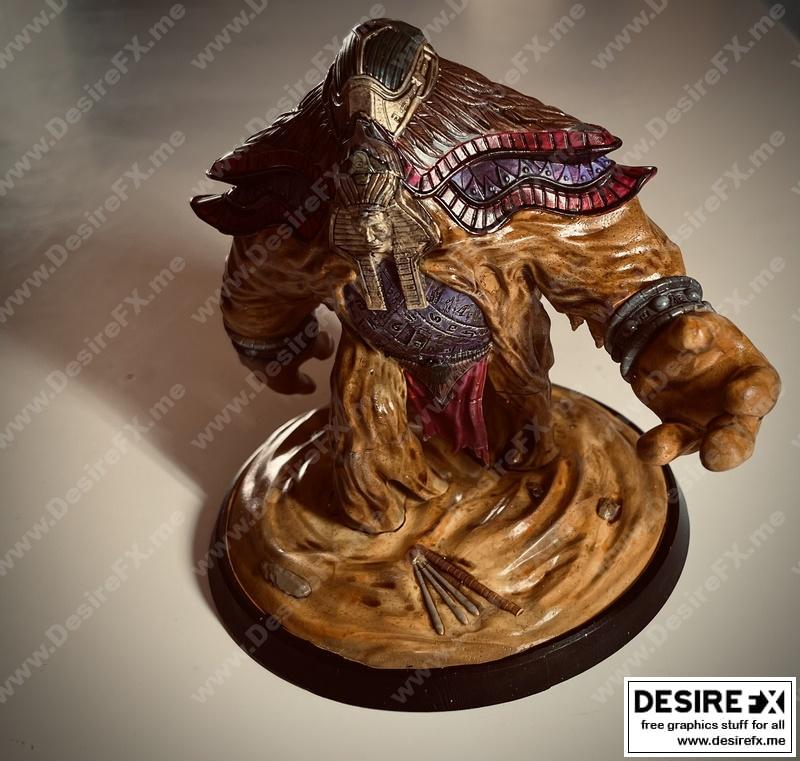 沙之傀儡：3D打印模型作品集|Sand Golem