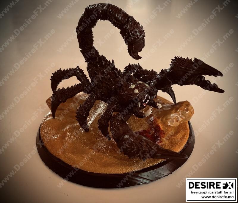 怪物蝎子3D打印模型|Monstrous Scorpion