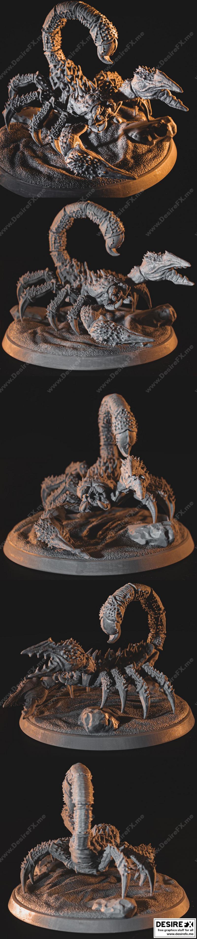 怪物蝎子3D打印模型|Monstrous Scorpion