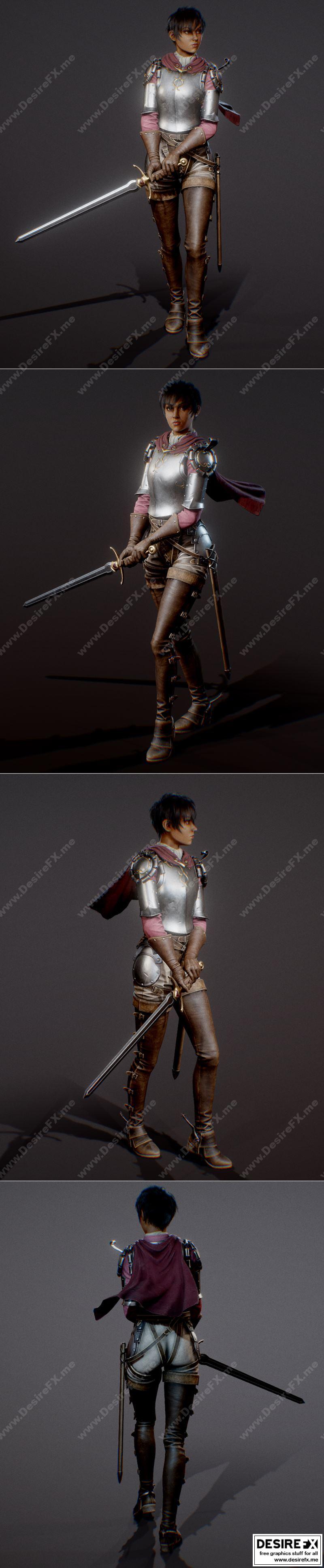 Casca-幻境之森-艾莉娅 3D打印模型|Casca