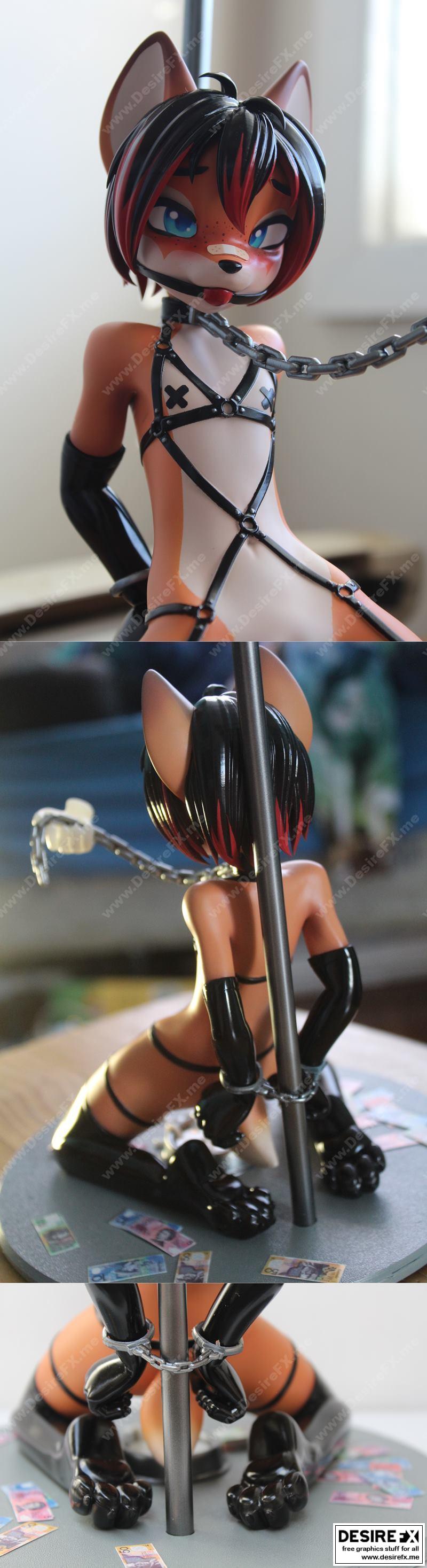 凯拉·fox 3D打印模型|Kayla Fox slave