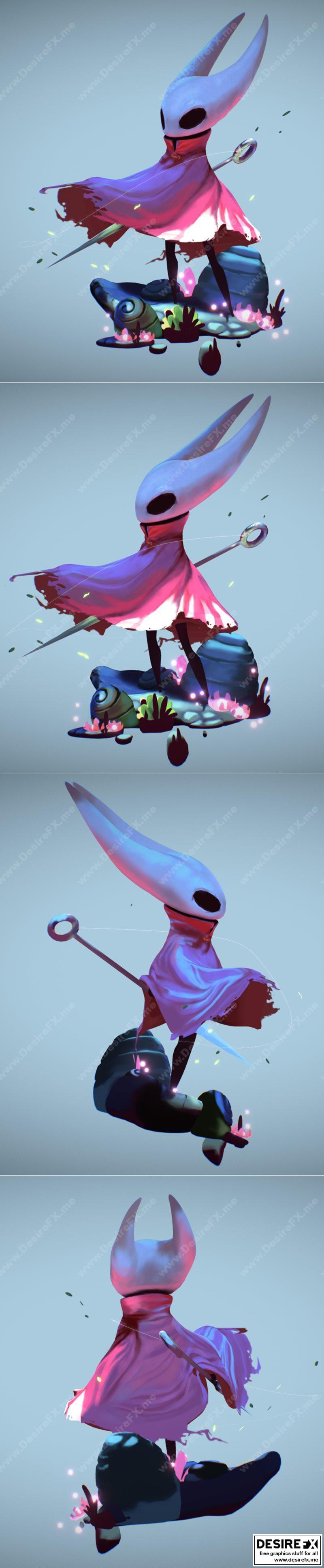 空洞骑士 蝴蝶 烤肉模型|Hollow Knight Hornet Yoshiyaki