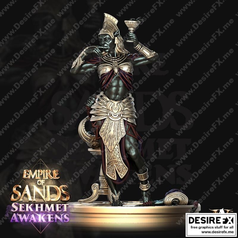 塞赫迈特之女2 3D打印模型|Daughter Of Sekhmet 2