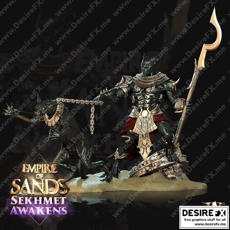 塞赫迈特之子 1 3D打印模型|Son of Sekhmet 1