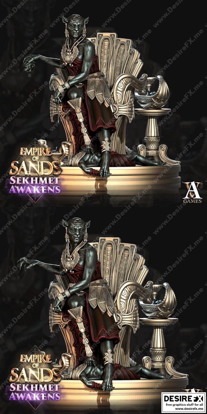 塞赫迈特之女 3D打印模型|Daughter Of Sekhmet 1