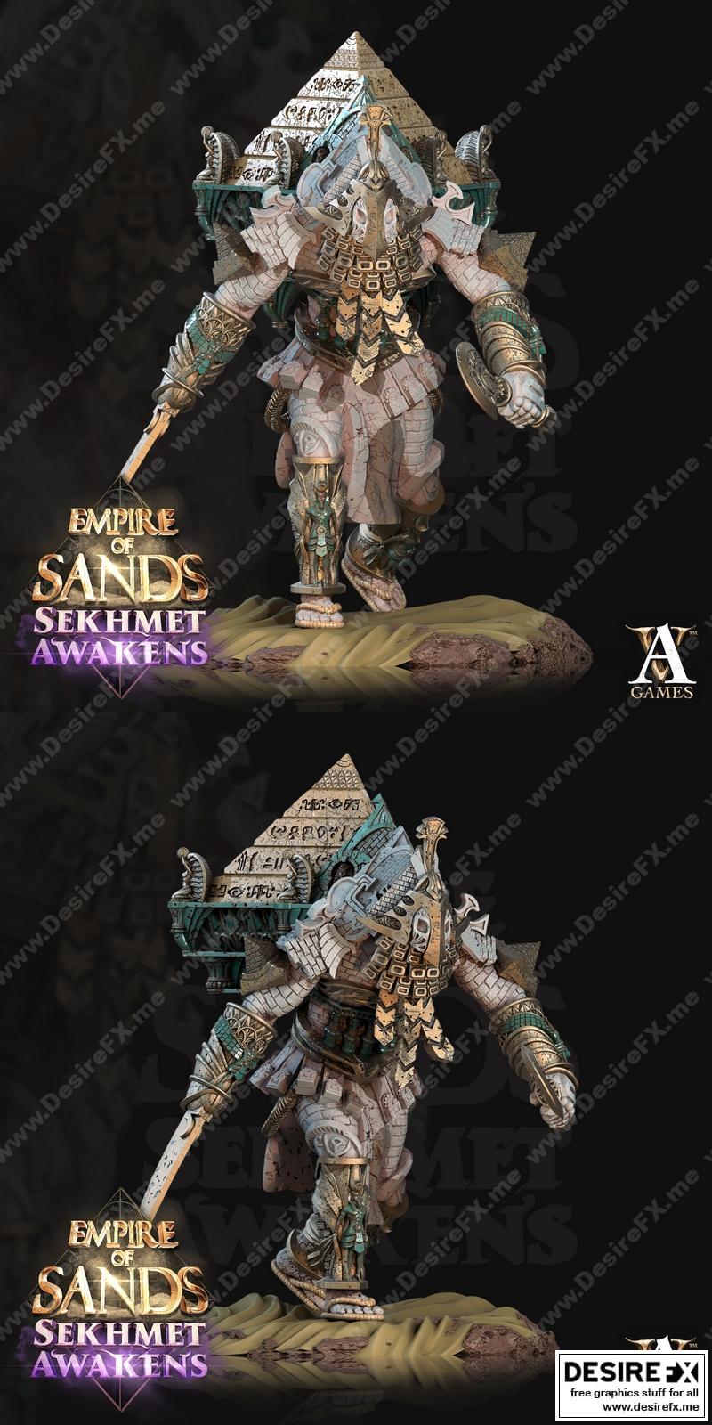 金字塔守卫者 3D打印模型|Pyramid Golem