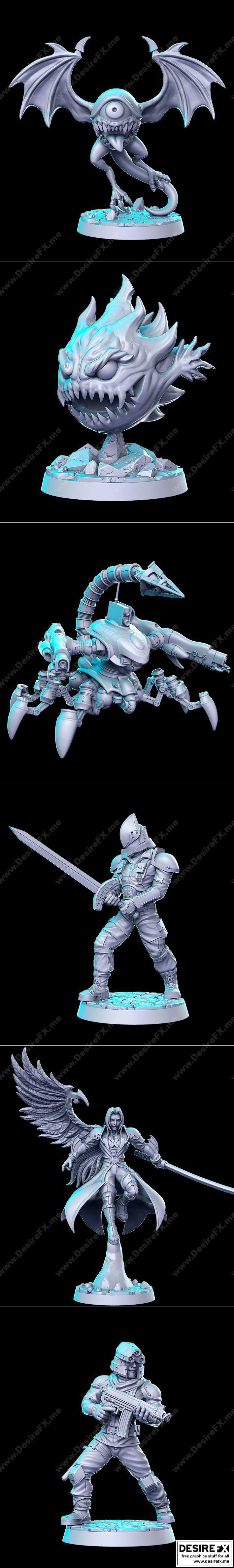 经典RPG第四部：冰霜王座·艾莉娅3D打印模型|Classic RPG vol 4