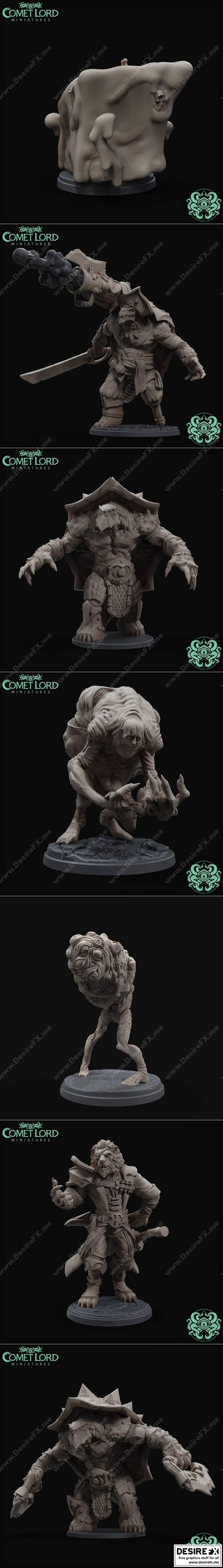 彗星之主迷你模型 2022年1月作品集|Comet Lord Miniatures January 2022