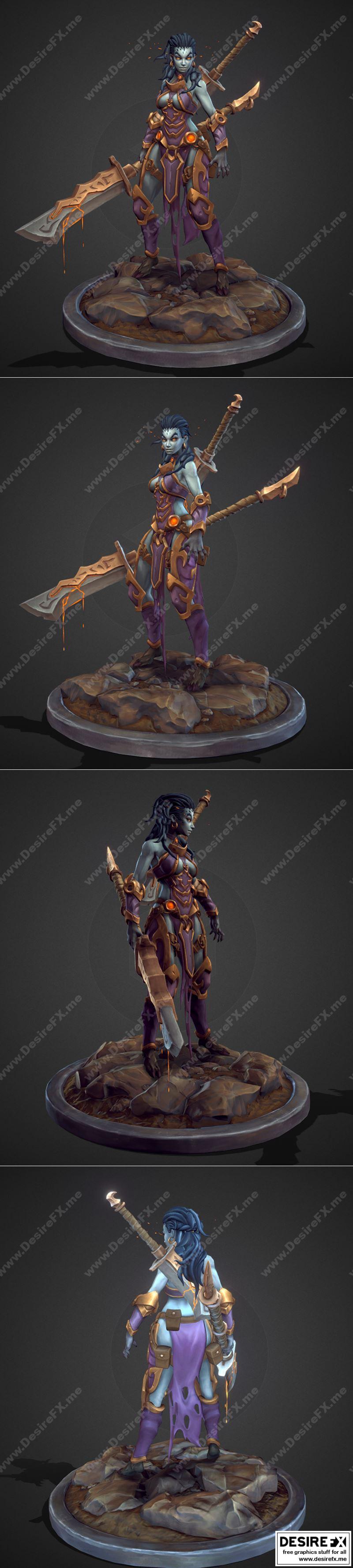 Studio名-动漫/游戏/电影名称-角色名称 3D打印模型|Snide