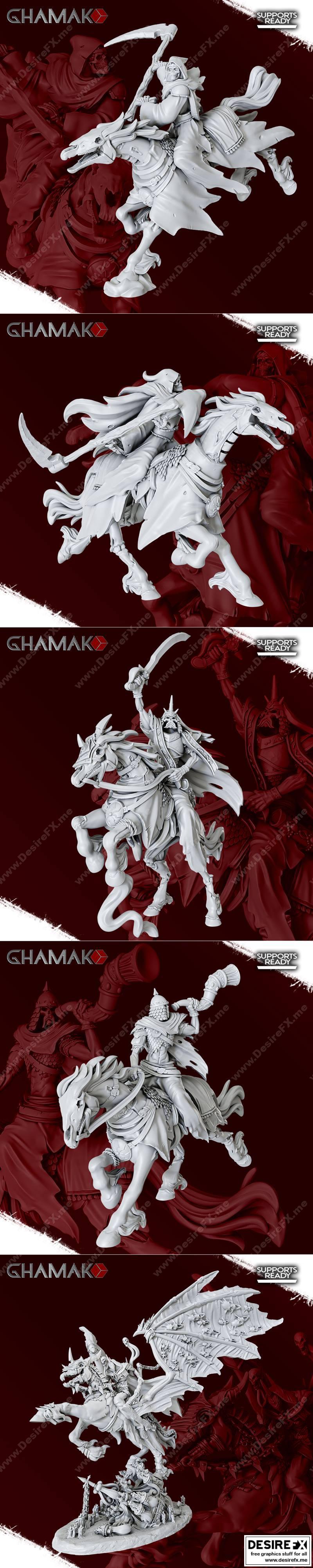 Ghamak - 《Nighthaunt》角色3D打印模型|Ghamak – Nighthaunt June 2022