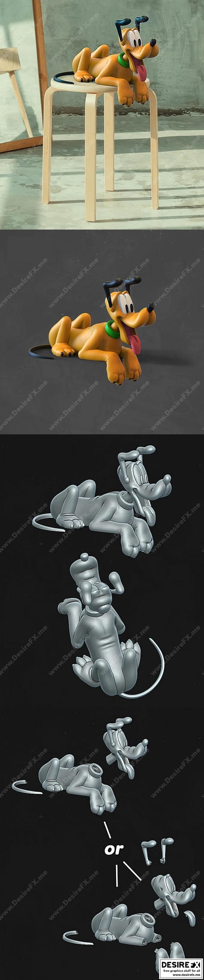 冥王星中的神秘角色3D打印模型|Pluto