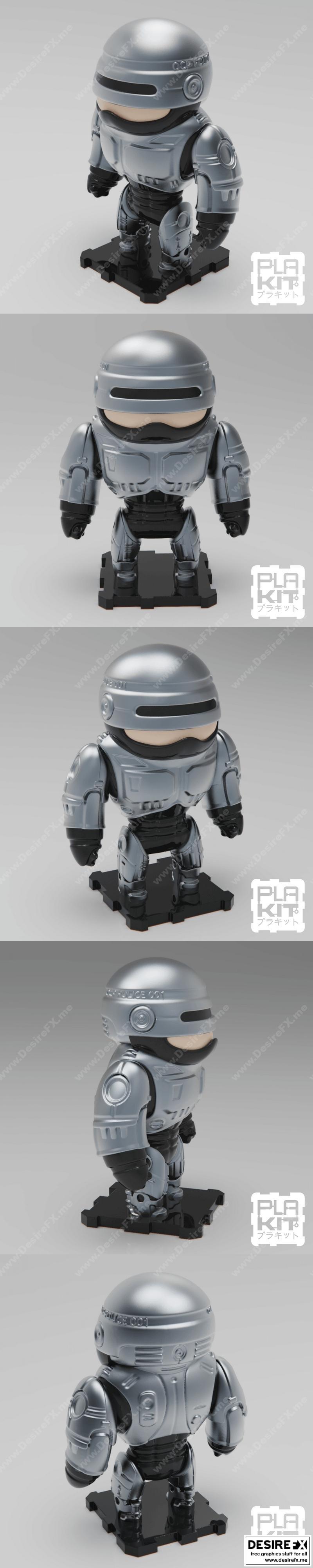 PlaKit 机器人战警 3D打印模型|PlaKit Robocop