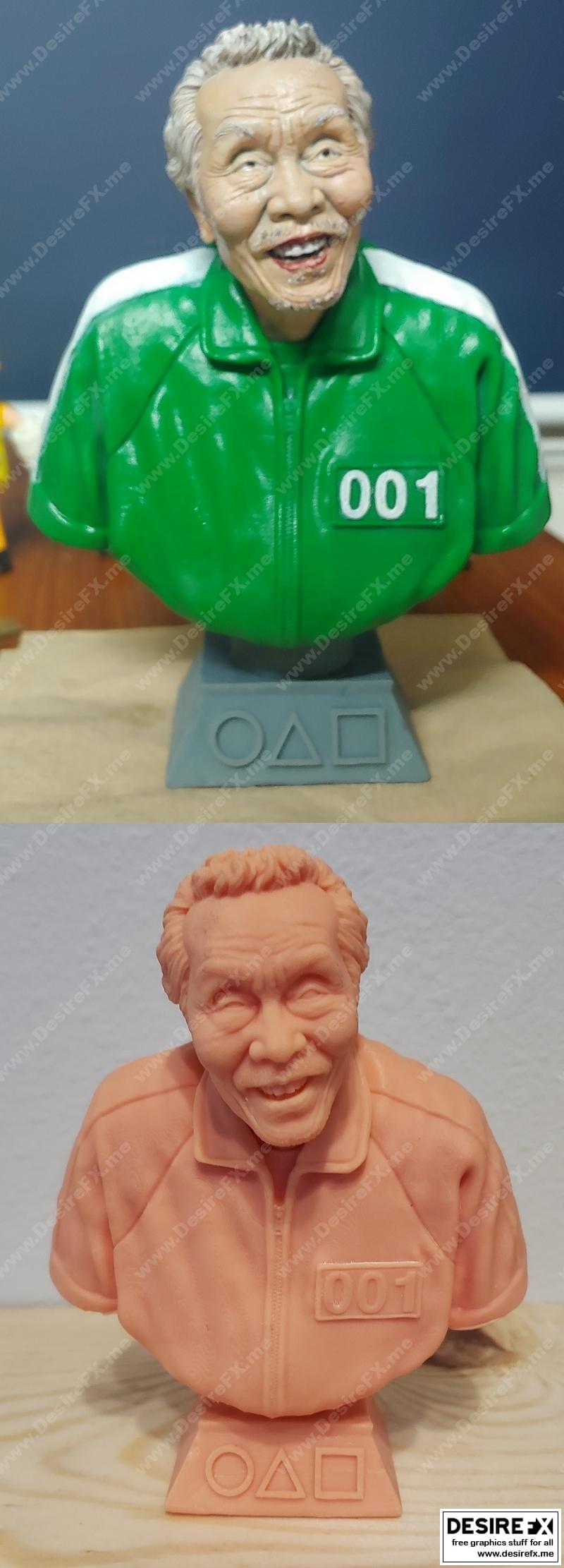Oh Il-nam 3D打印模型集|Oh Il-nam Bust