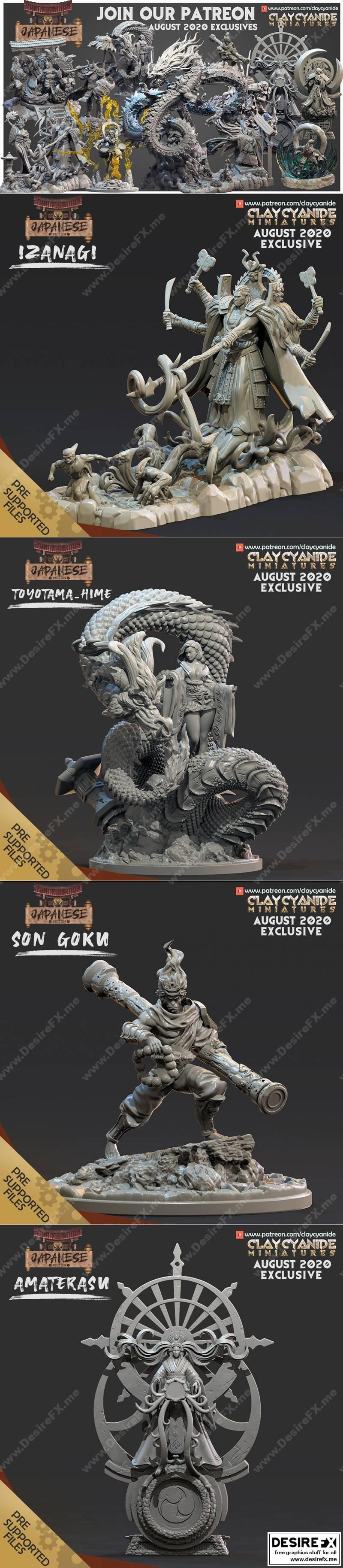 克莱因蓝调迷你模型 2020年8月版|Clay Cyanide Miniatures August 2020