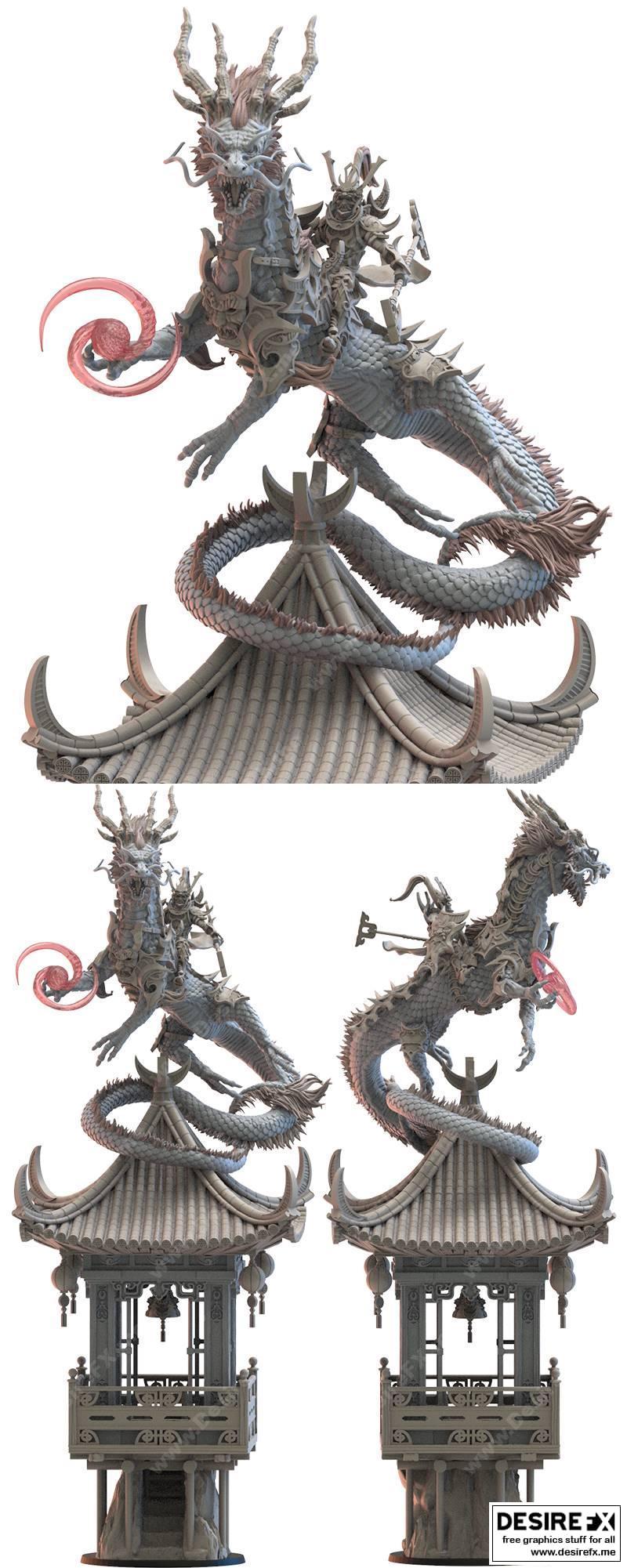 Shiro：Tatsu角色3D打印模型|Shiro, Chieftain on Tatsu