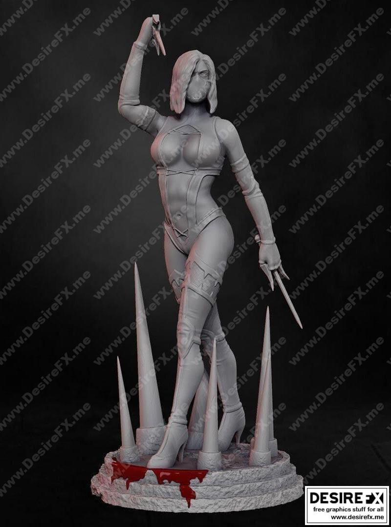 Mortal Kombat 米拉娜 3D打印模型|Mileena – Mortal Kombat