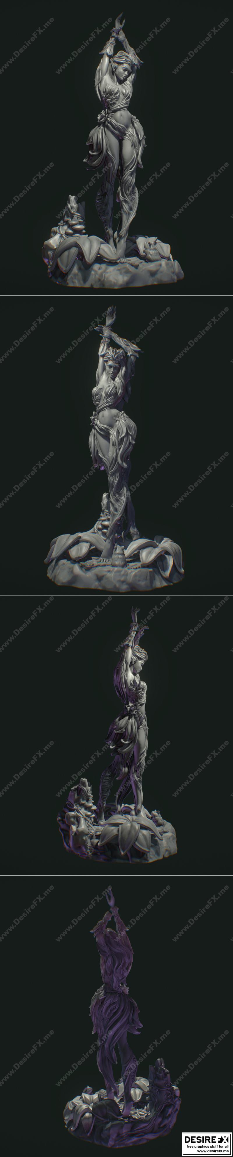 森林精灵Eyrine 3D打印模型|Eyrine The Forest Nymph