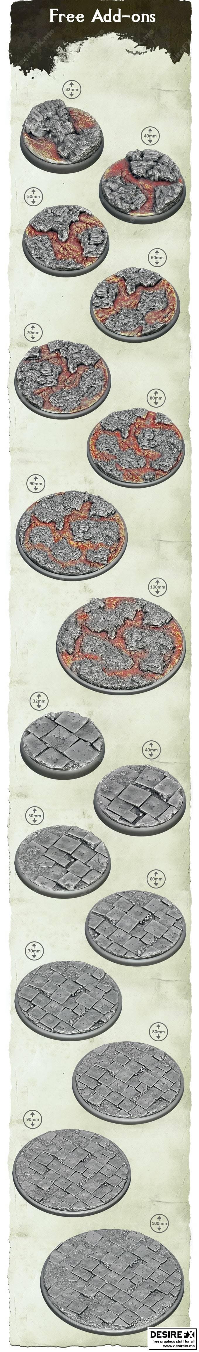 Solgood Creations 3D打印模型集：动漫游戏角色精选|Solgood Creations all bases