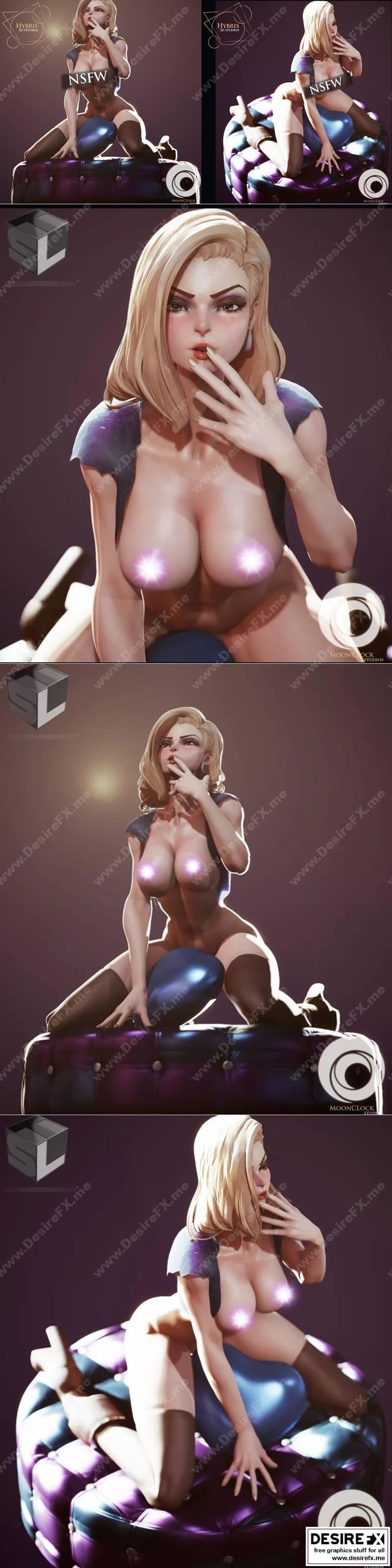 Android 18 3D打印模型|Android 18 Sexy v4