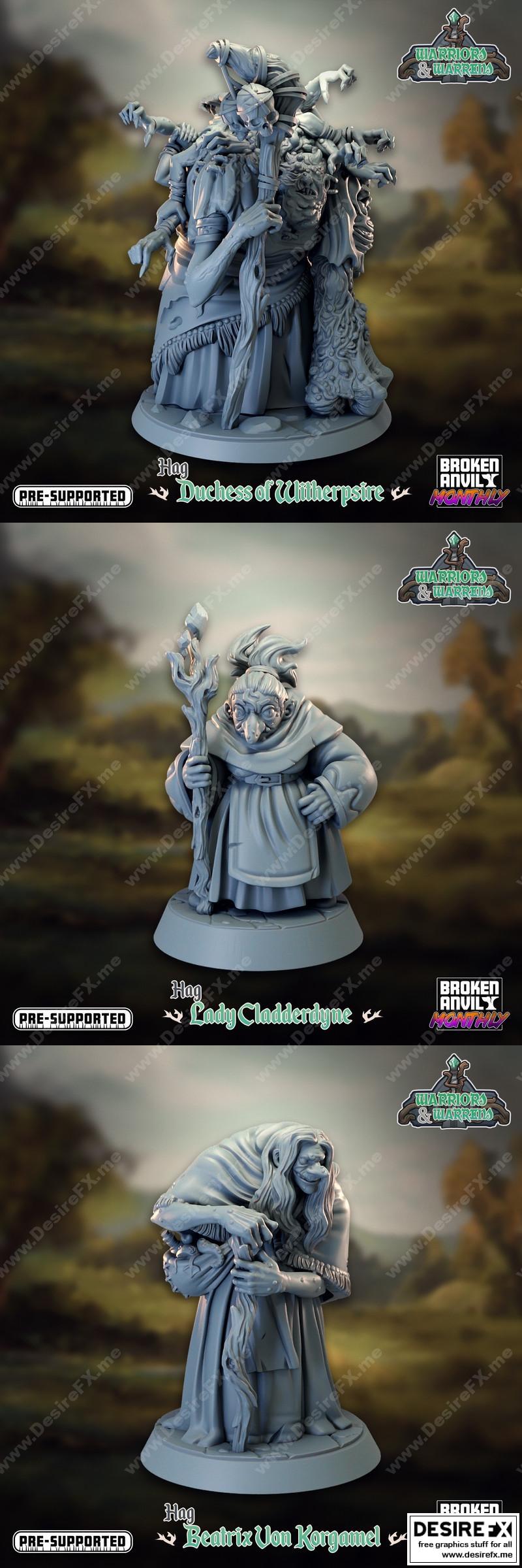 工作室名称-3D打印模型名称-角色名称|Hags