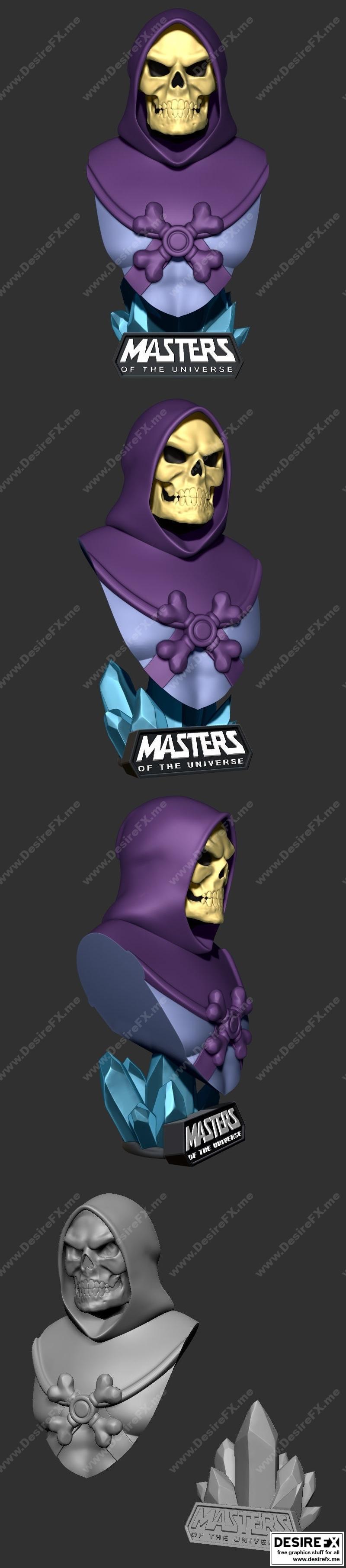美猴王3D打印模型|Masters of the Universe – Skeletor Bust