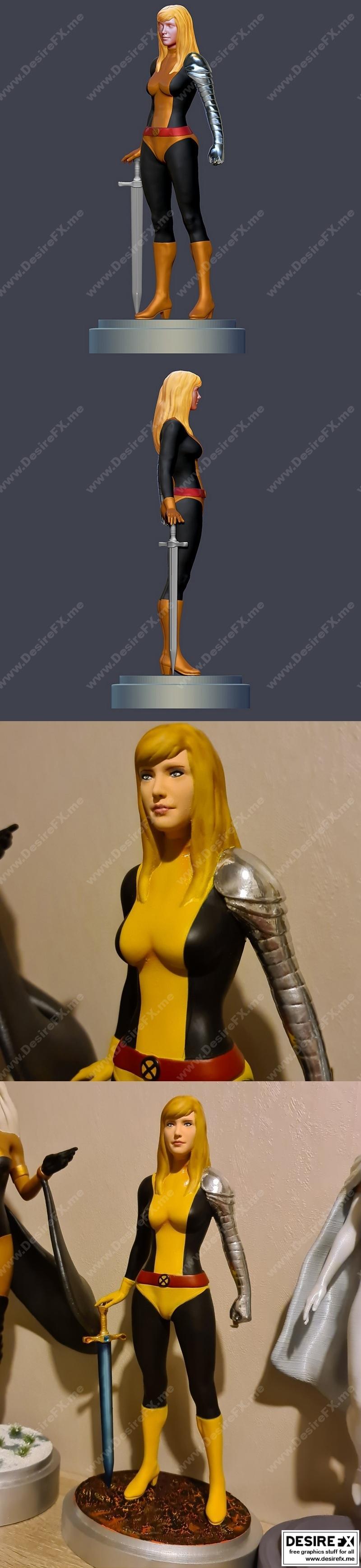 魔力（Illyana Rasputina）3D打印模型|Magik (Illyana Rasputina)