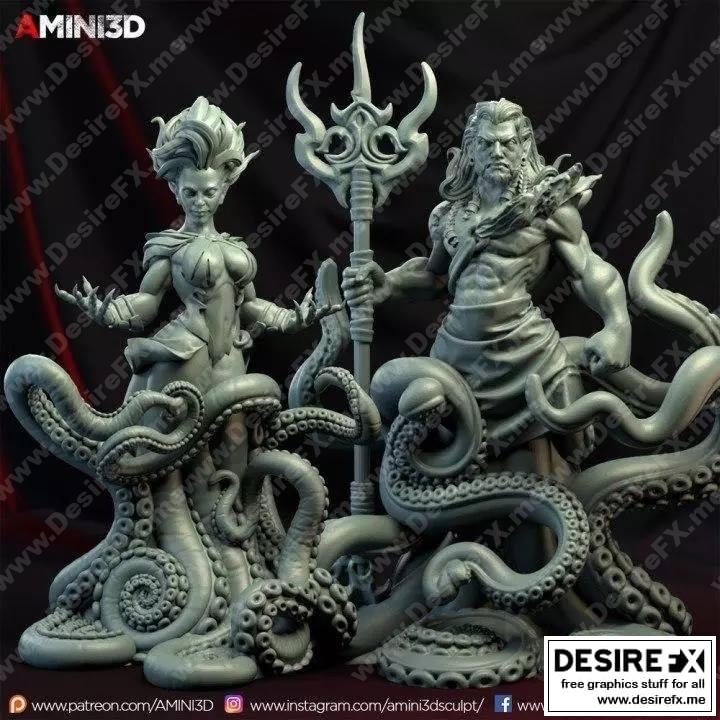 Cecaelia Set-动漫角色3D打印模型集|Cecaelia Set