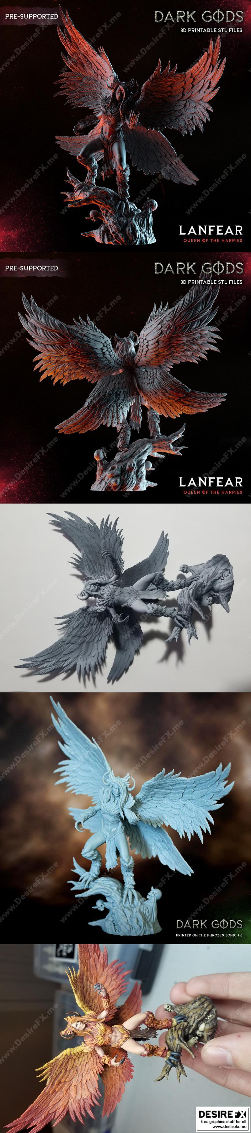 暗神：哈瑞普 3D打印模型|Harpy – DARK GODS