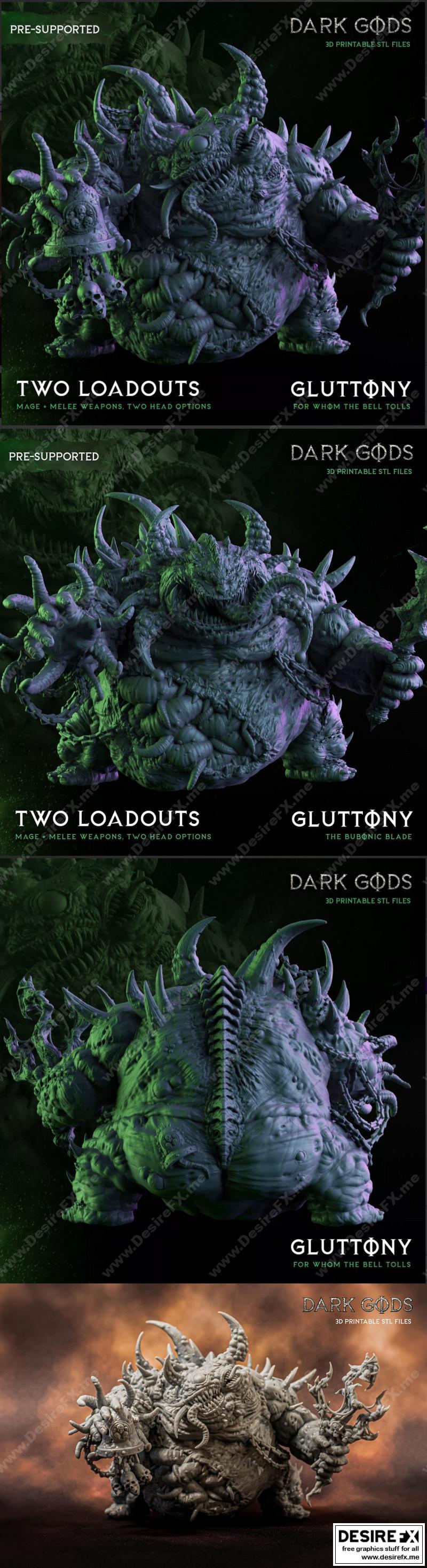 贪婪之疫：暗神篇3D打印模型|GLUTTONY THE BUBONIC ONE – DARK GODS