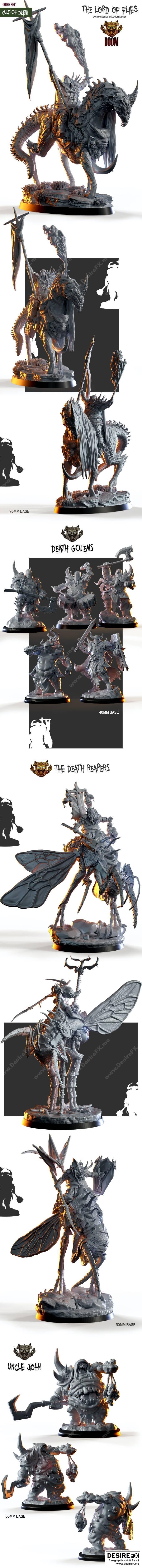 Doom Chaos出品《Nocturna》3D打印模型|Doom Chaos Kickstarter – Nocturna models