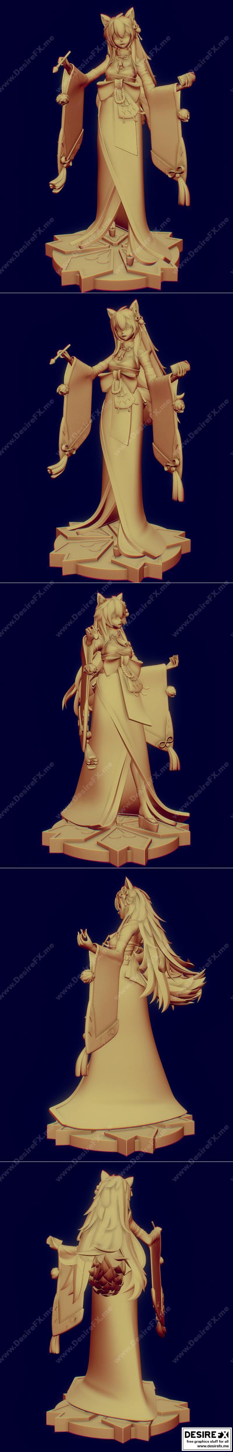 原神·希娜模型|Miss Hina-sama – Genshin Impact