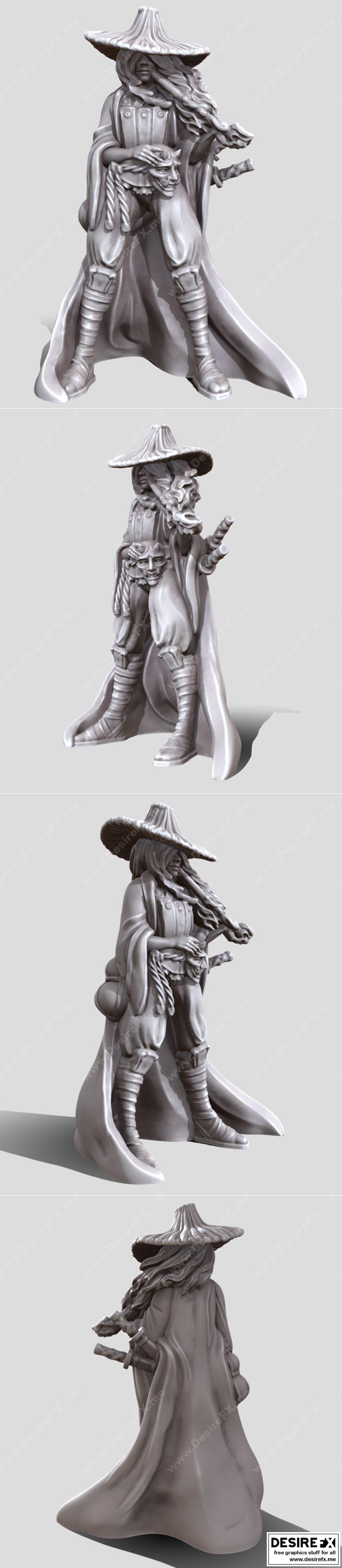 Hannya - 动漫角色3D打印模型|Hannya – Tabletop Miniature