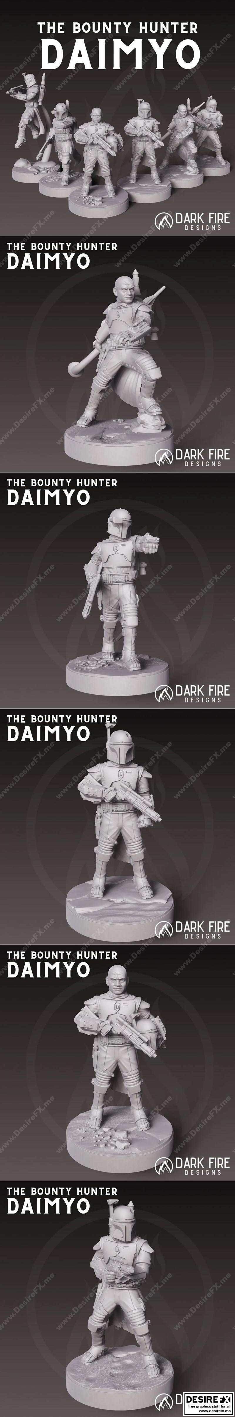 bounty hunter daimyo 3D打印模型|The Bounty Hunter Daimyo