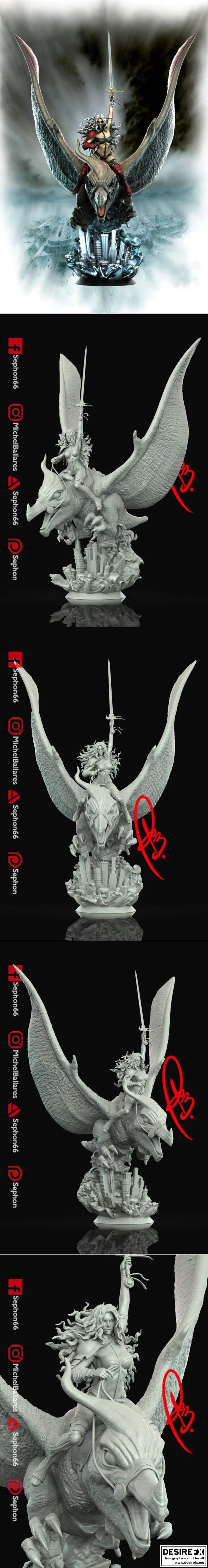 Taarna-进击的巨人-艾伦·耶格尔 3D打印模型|Taarna