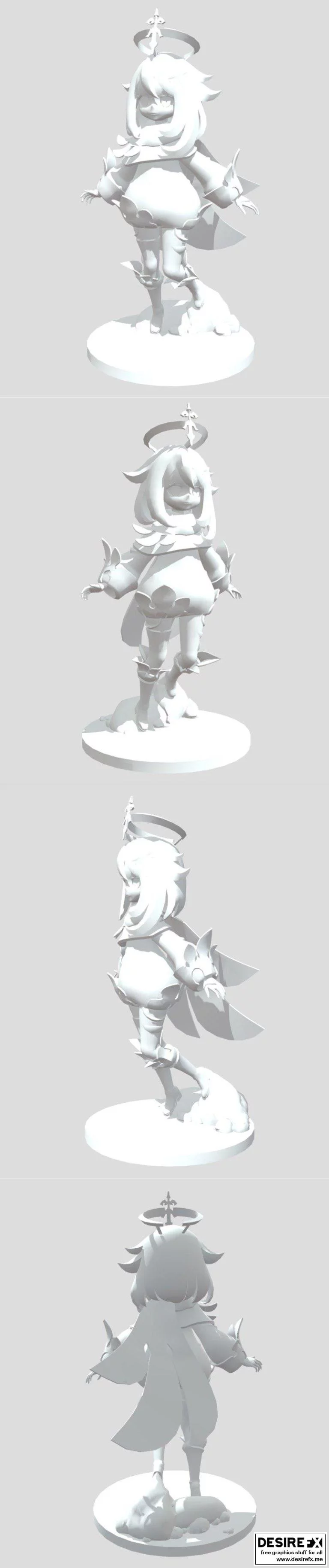 原神帕姆立雕模型|Paimon statue – Genshin Impact