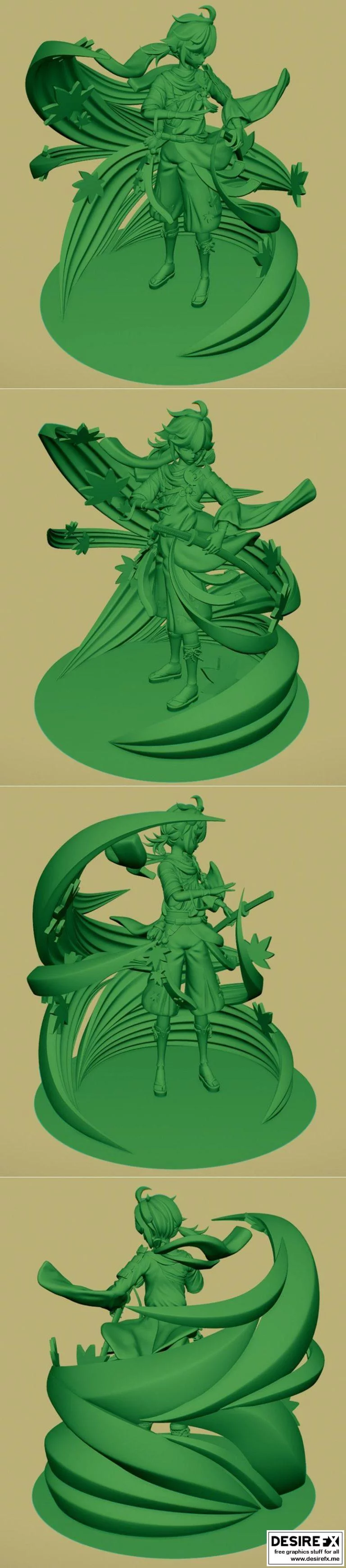 甘雨 3D打印模型|Kaedehara Kazuha – Genshin Impact