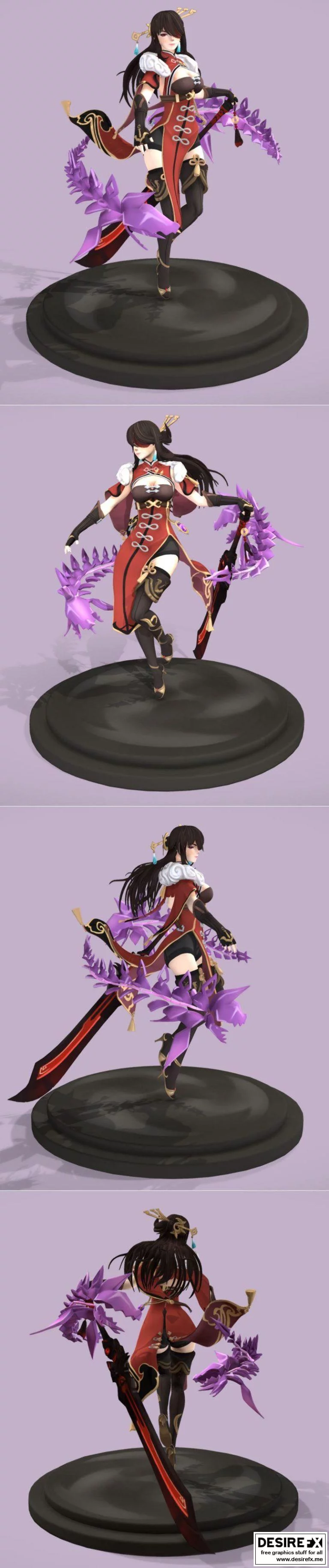 北斗V2：幻影之境·星尘少女3D打印模型|Beidou V2