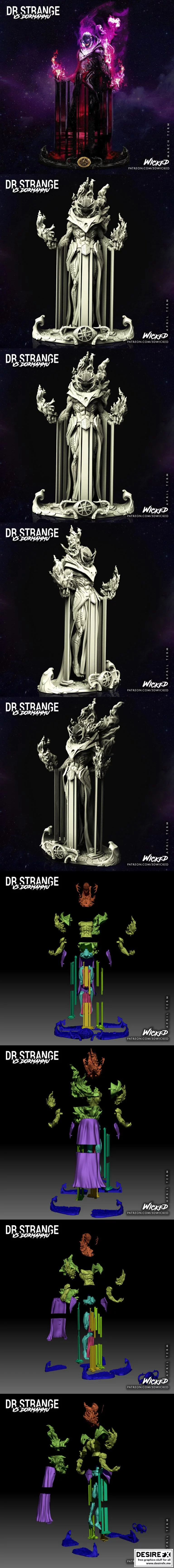 3D打印模型：Dornammu角色精细还原|3DWicked – Dornammu